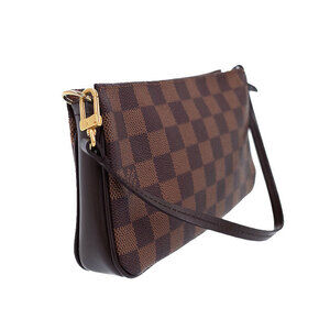 Louis Vuitton Brown Pouch Accessory Ebene Damier Navona